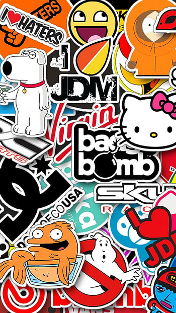 ÐÑÑÐ½Ð¸ÑÐ½ÑÐµ Ð¾Ð±Ð¾Ð¸ Ð´Ð»Ñ : Sticker bombing HD phone wallpaper